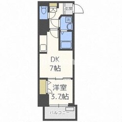 レオンコンフォート大手前ラトゥールの物件間取画像